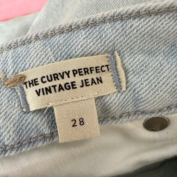NEW Madewell The Curvy Perfect Vintage Jean Chesthunt Wash Blue High Waist US 28 - Picture 9 of 16